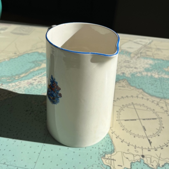 Vintage Newhall Hanley Staffordshire Porcelain Pitcher / Asian Motif - Picture 6 of 9